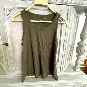 American Eagle Outfitters Army Green Tank
